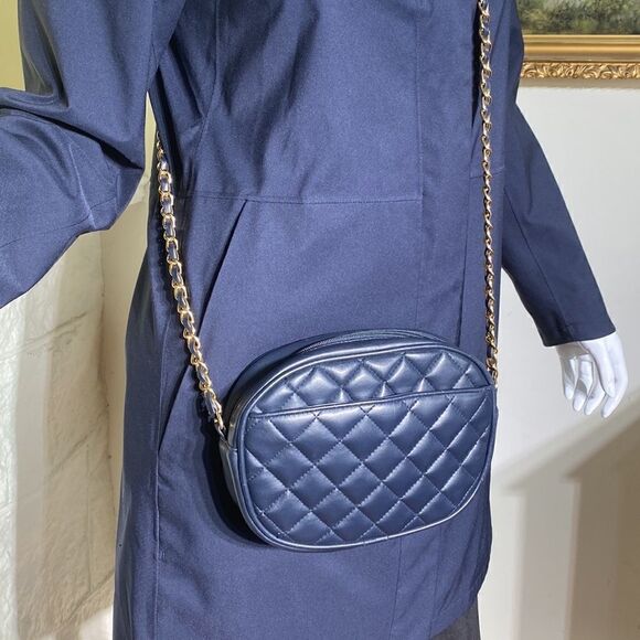 Laura Scott Quilted Faux Leather Chain Strap Cross Body Bag - Picture 5 of 14